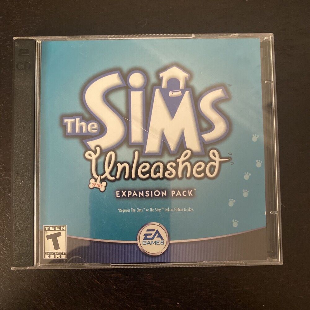 The Sims Unleashed 2 Disc Expansion Pack (PC, 2002) EA Games Cracked Case
